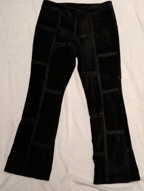 ​VTG 90s Original Pablo Patchwork Suede Pants - Size 13
